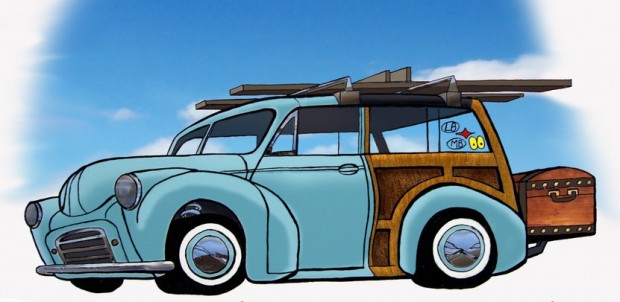 morris minor cartoon