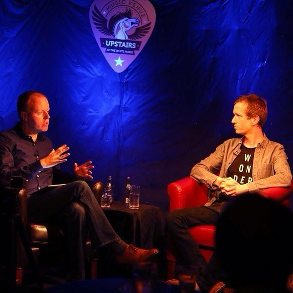 Laurence McCahill in the Red Chair (Photo: Donnagh Glavin)
