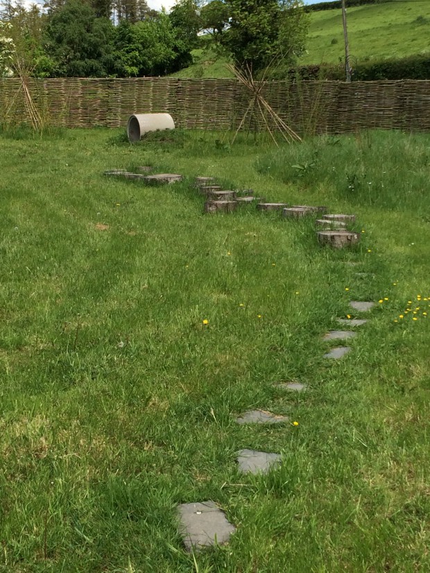 natural garden for child play 